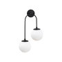 Opviq Jewel - 10575 Lámpara de pared blanca y negra